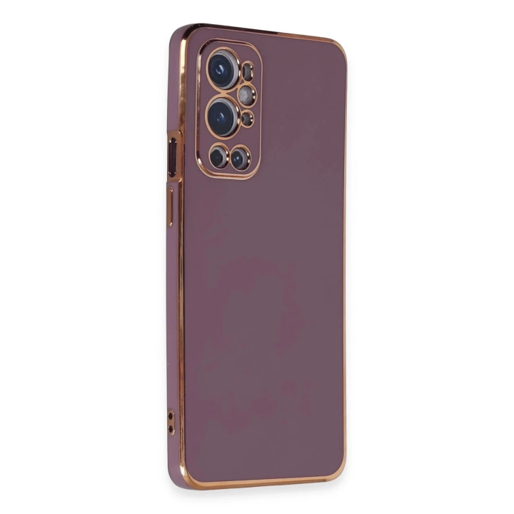 BFS  One Plus 9 Pro Kılıf Volet Silikon - Mor