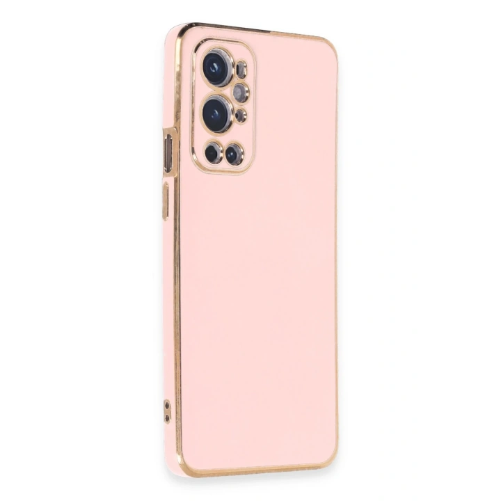 BFS  One Plus 9 Pro Kılıf Volet Silikon - Pembe