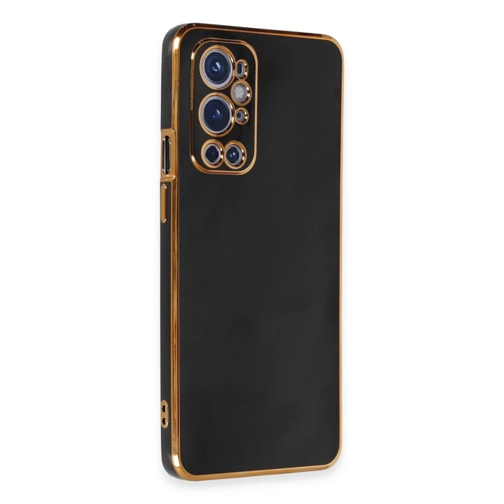 BFS  One Plus 9 Pro Kılıf Volet Silikon - Siyah