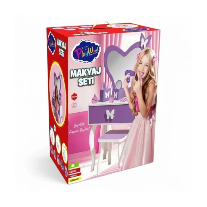 BFS ONY-413 KUTUDA AHŞAP MAKYAJ SETİ