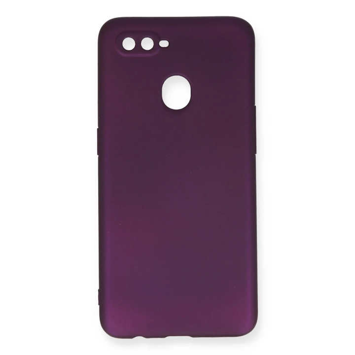 BFS  Oppo A12 Kılıf First Silikon - Mürdüm