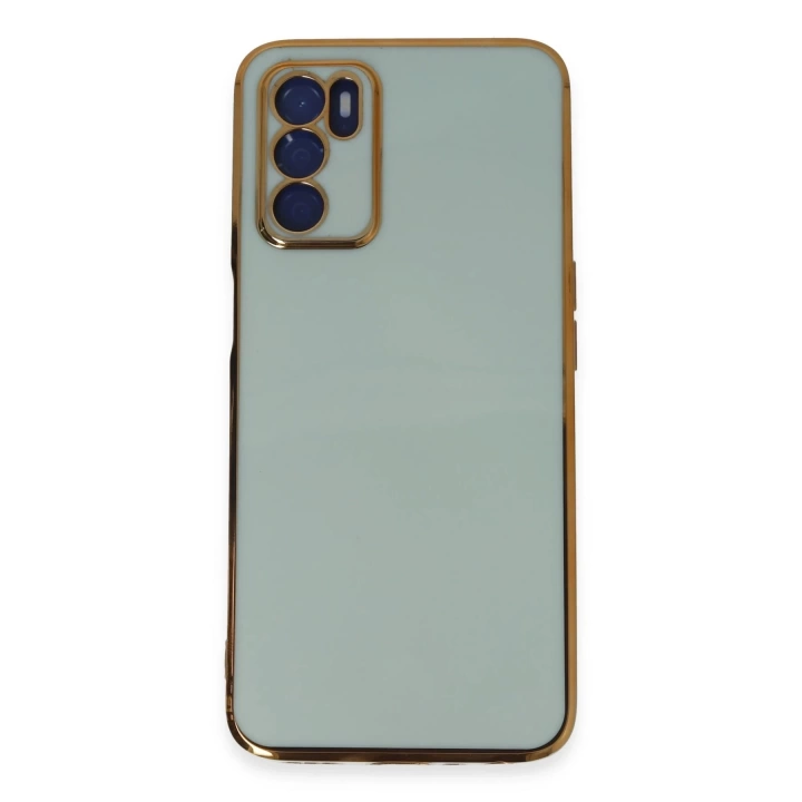 BFS  Oppo A16 Kılıf Volet Silikon - Açık Yeşil