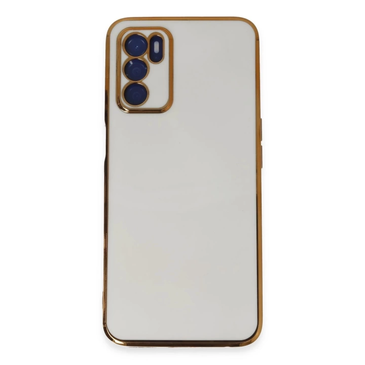 BFS  Oppo A16 Kılıf Volet Silikon - Beyaz