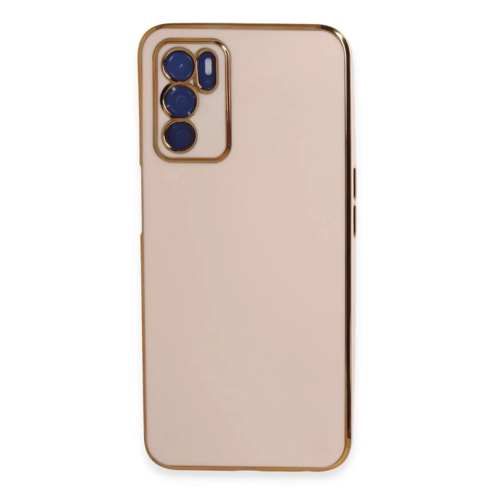 BFS  Oppo A16 Kılıf Volet Silikon - Pembe