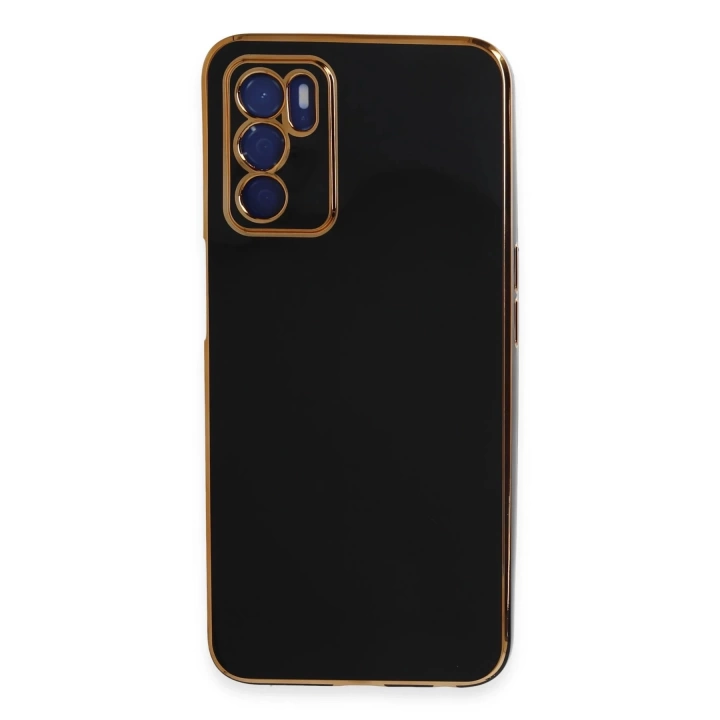 BFS  Oppo A16 Kılıf Volet Silikon - Siyah