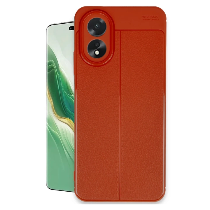 BFS  Oppo A38 Kılıf Auto Focus Kapak - Kırmızı