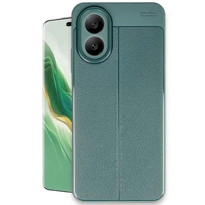 BFS  Oppo A38 Kılıf Auto Focus Kapak - Koyu Yeşil