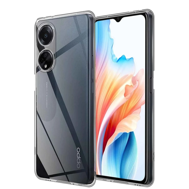 BFS  Oppo A38 Kılıf Lüx Şeffaf Silikon