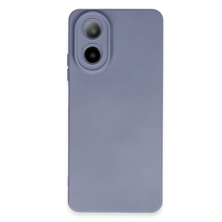 BFS  Oppo A38 Kılıf Nano içi Kadife Silikon - Gri