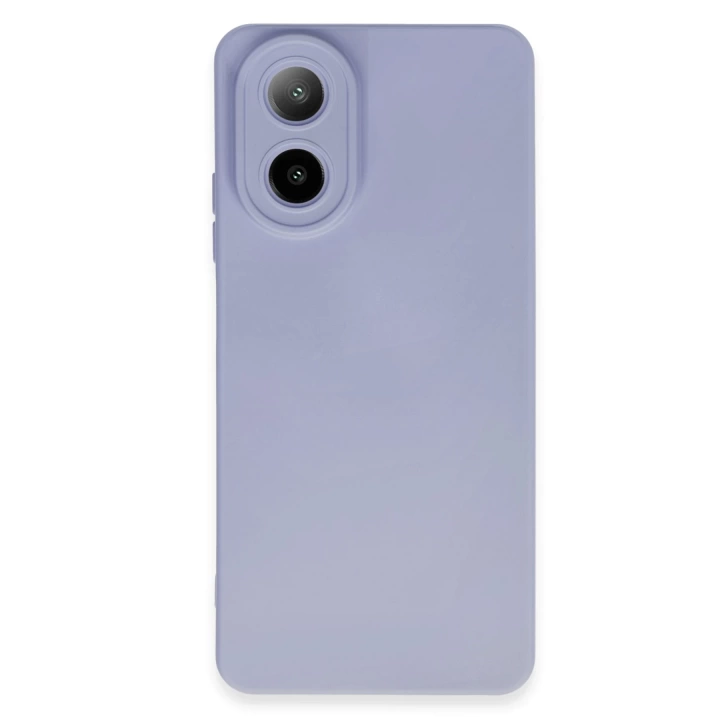 BFS  Oppo A38 Kılıf Nano içi Kadife Silikon - Lila