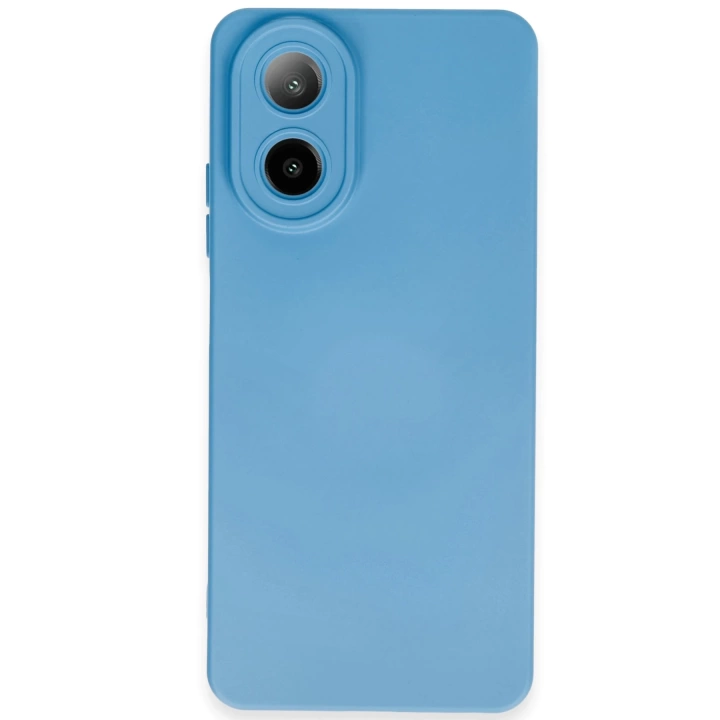 BFS  Oppo A38 Kılıf Nano içi Kadife Silikon - Mavi