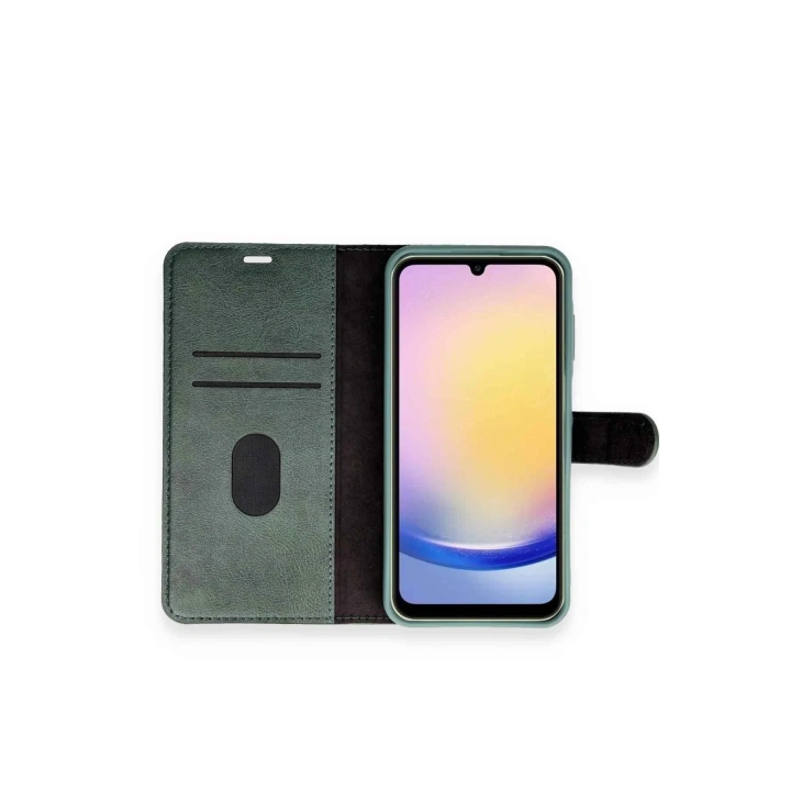BFS  Oppo A38 Kılıf Trend S Plus Kapaklı Kılıf - Taba