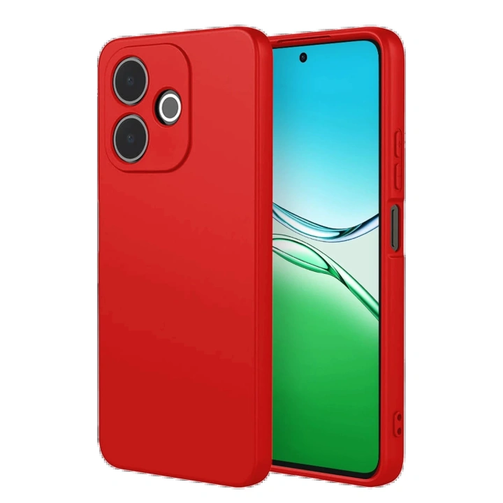 BFS Oppo A5 Pro 4G First Silikon - Kırmızı