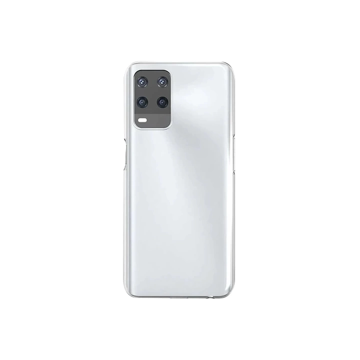 BFS  Oppo A54 4G Kılıf Deluxe 2mm Şeffaf Silikon - Şeffaf