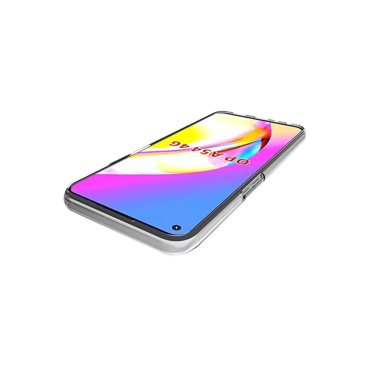 BFS  Oppo A54 4G Kılıf Deluxe 2mm Şeffaf Silikon - Şeffaf