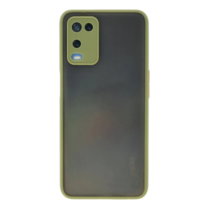 BFS  Oppo A54 4G Kılıf Montreal Silikon Kapak - Açık Yeşil