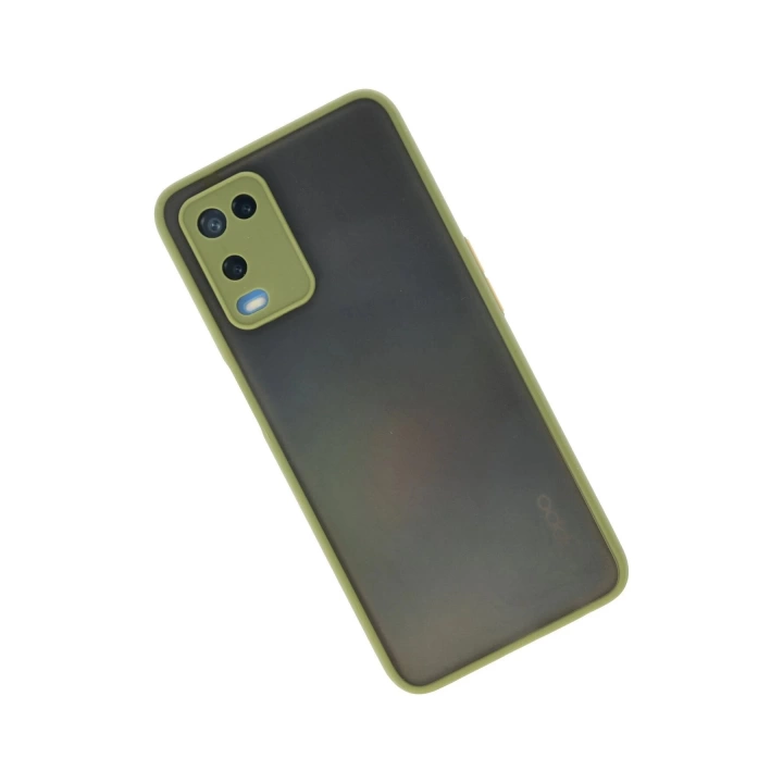 BFS  Oppo A54 4G Kılıf Montreal Silikon Kapak - Açık Yeşil