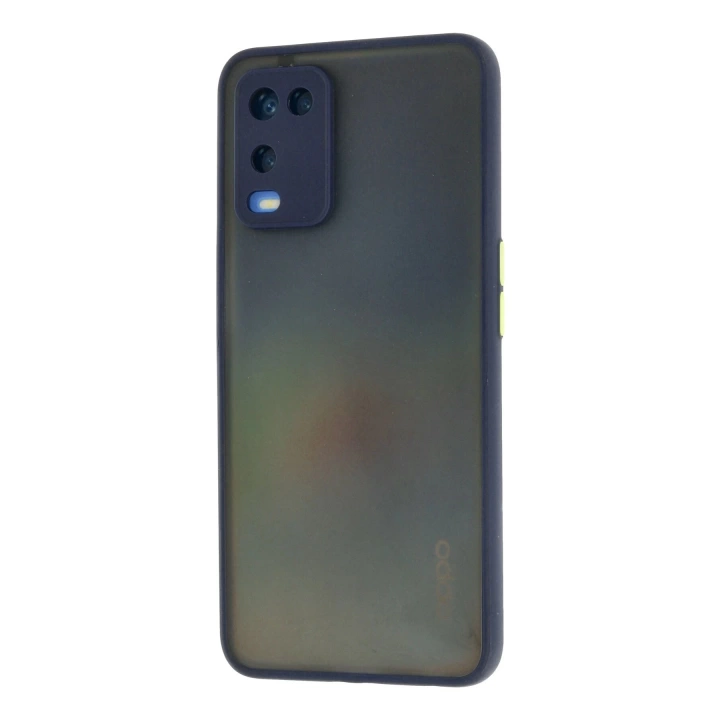 BFS  Oppo A54 4G Kılıf Montreal Silikon Kapak - Lacivert