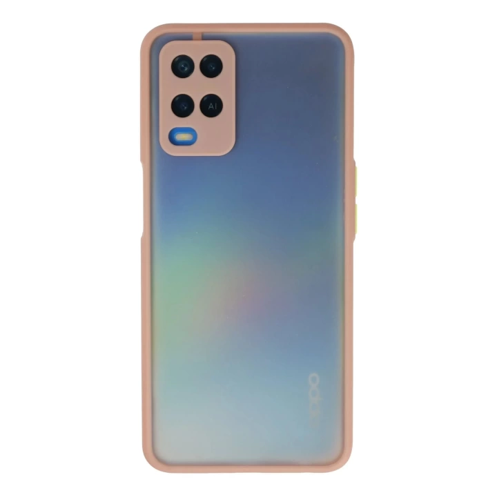 BFS  Oppo A54 4G Kılıf Montreal Silikon Kapak - Pembe