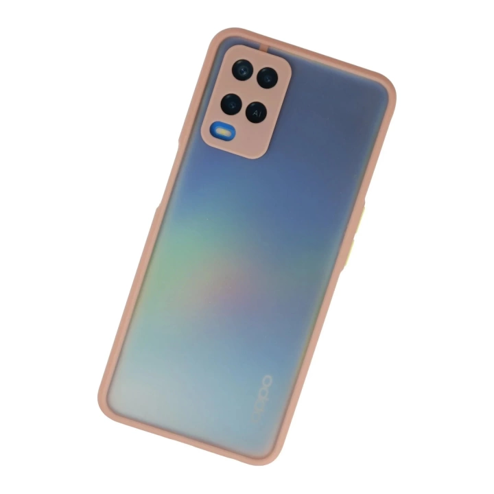 BFS  Oppo A54 4G Kılıf Montreal Silikon Kapak - Pembe