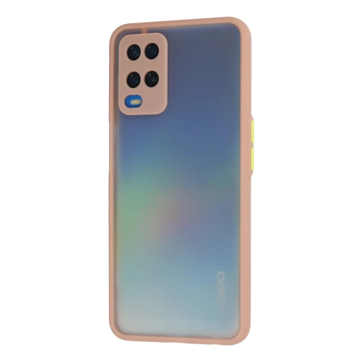 BFS  Oppo A54 4G Kılıf Montreal Silikon Kapak - Pembe
