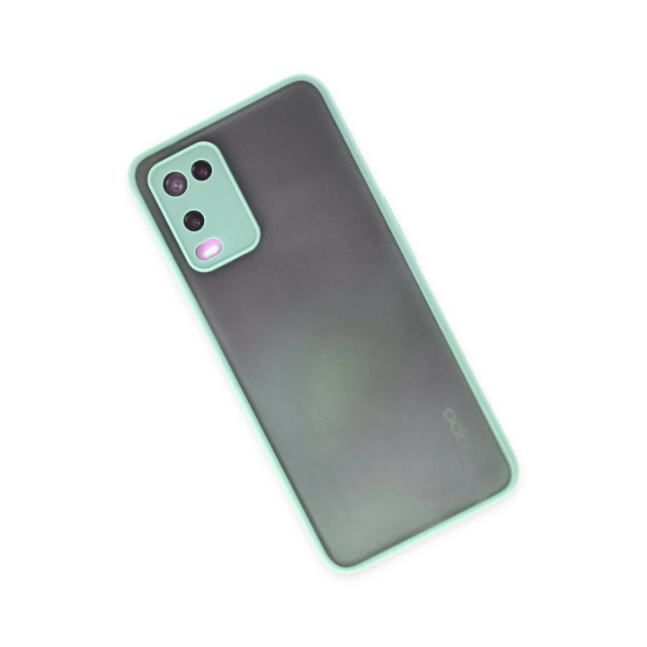 BFS  Oppo A54 4G Kılıf Montreal Silikon Kapak - Turkuaz