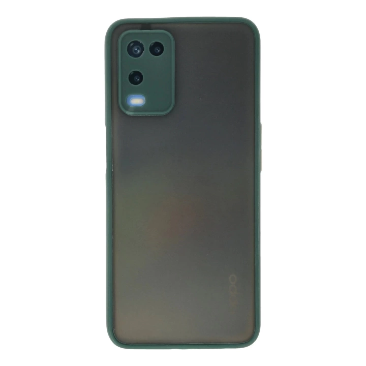 BFS  Oppo A54 4G Kılıf Montreal Silikon Kapak - Yeşil