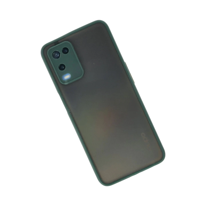 BFS  Oppo A54 4G Kılıf Montreal Silikon Kapak - Yeşil
