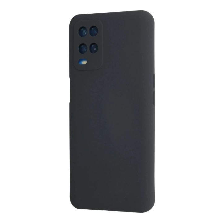 BFS  Oppo A54 4G Kılıf Nano içi Kadife Silikon - Lacivert
