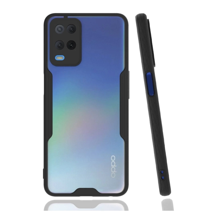 BFS  Oppo A54 4G Kılıf Platin Silikon - Siyah