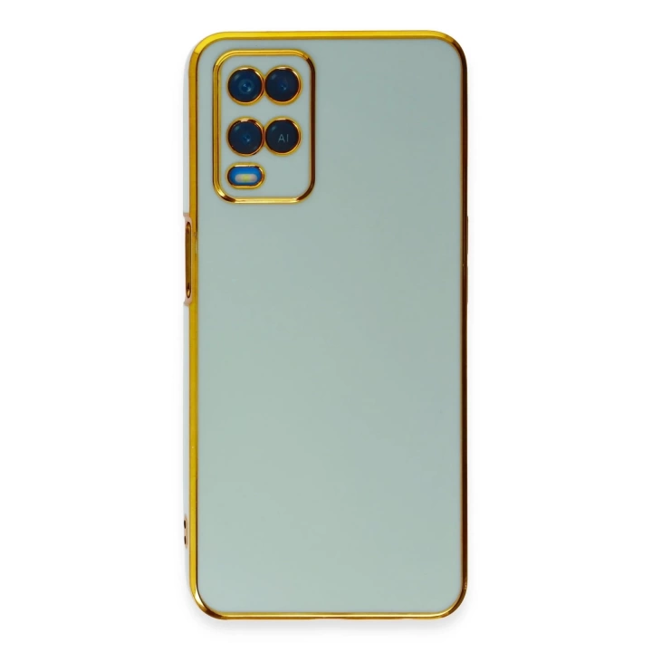 BFS  Oppo A54 4G Kılıf Volet Silikon - Açık Yeşil