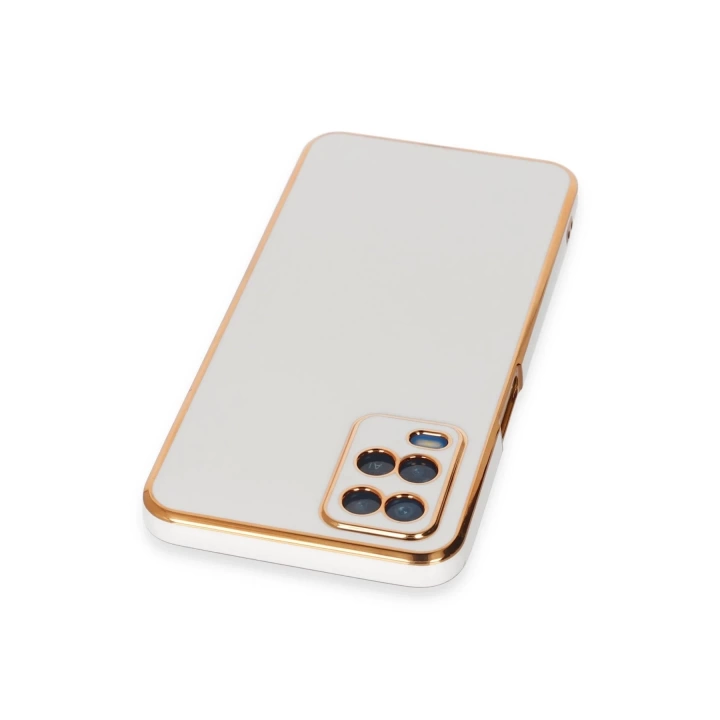 BFS  Oppo A54 4G Kılıf Volet Silikon - Beyaz