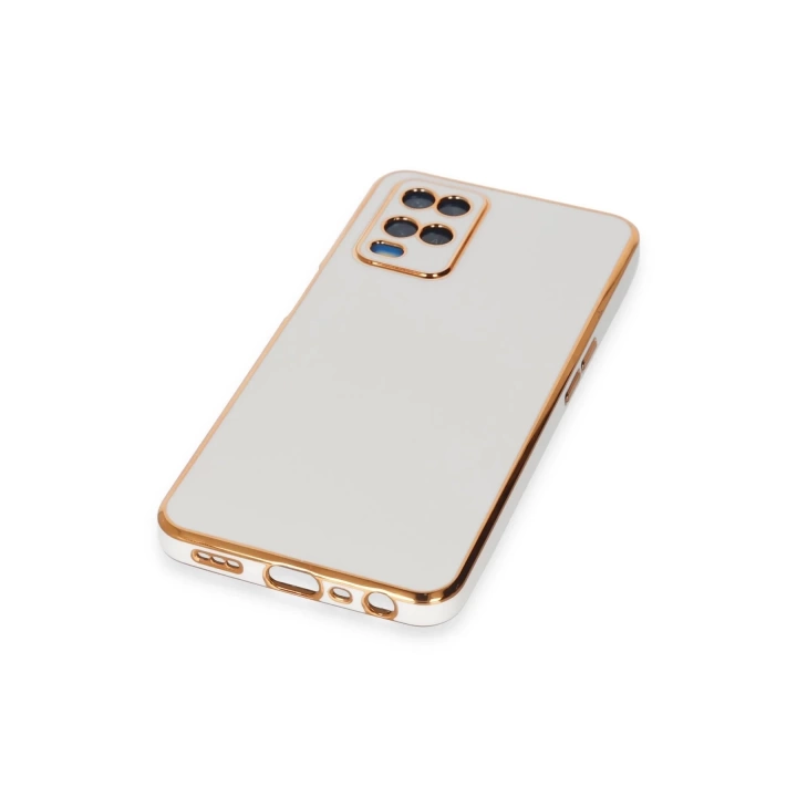 BFS  Oppo A54 4G Kılıf Volet Silikon - Beyaz