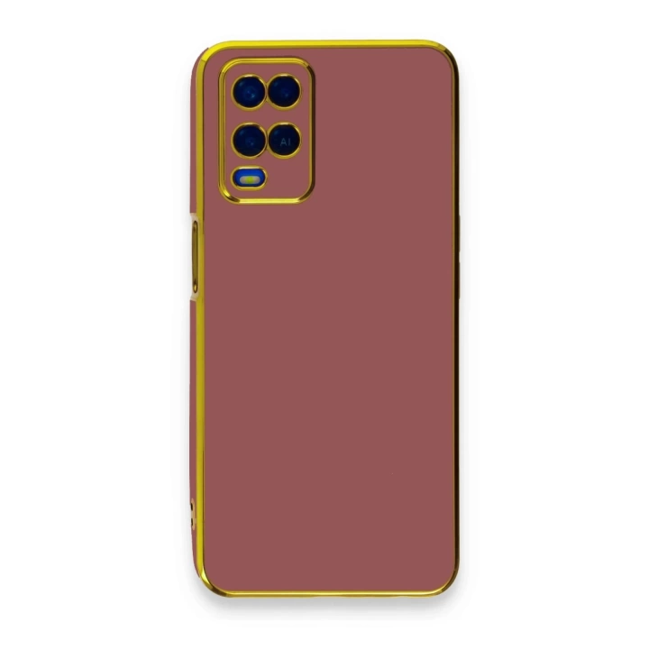 BFS  Oppo A54 4G Kılıf Volet Silikon - Kırmızı