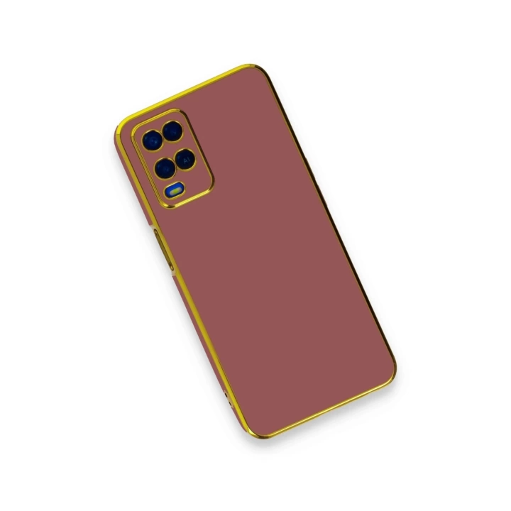 BFS  Oppo A54 4G Kılıf Volet Silikon - Kırmızı