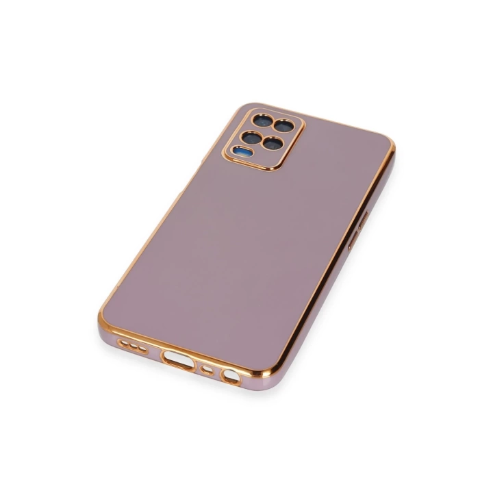 BFS  Oppo A54 4G Kılıf Volet Silikon - Mor