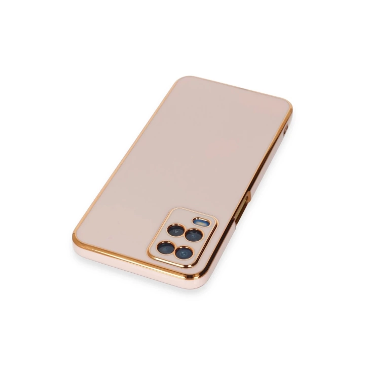 BFS  Oppo A54 4G Kılıf Volet Silikon - Pembe
