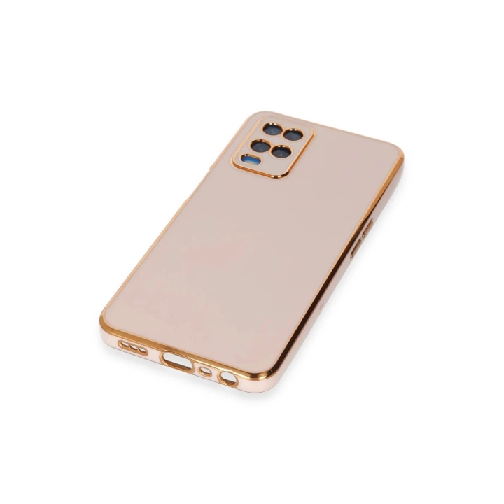 BFS  Oppo A54 4G Kılıf Volet Silikon - Pembe