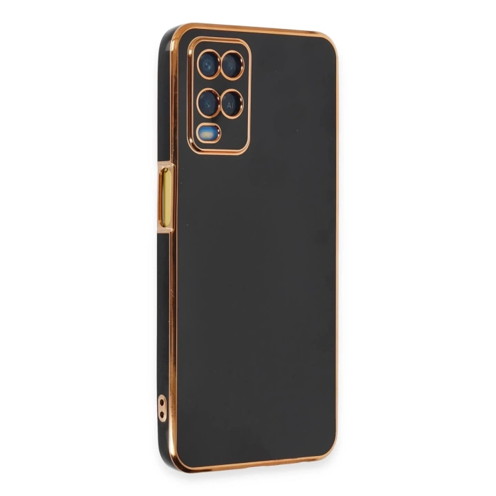 BFS  Oppo A54 4G Kılıf Volet Silikon - Siyah