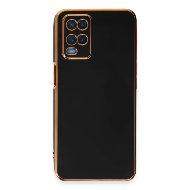 BFS  Oppo A54 4G Kılıf Volet Silikon - Siyah