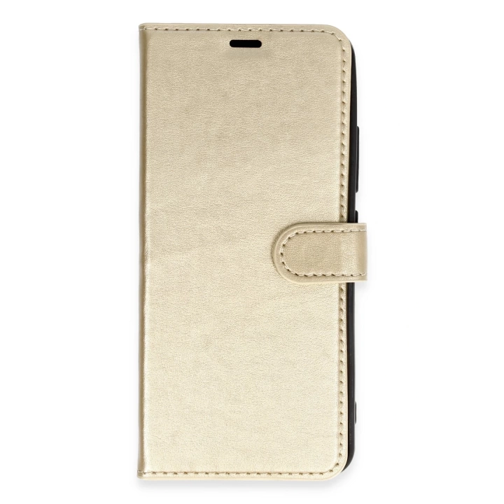 BFS  Oppo A58 Kılıf Trend S Plus Kapaklı Kılıf - Gold