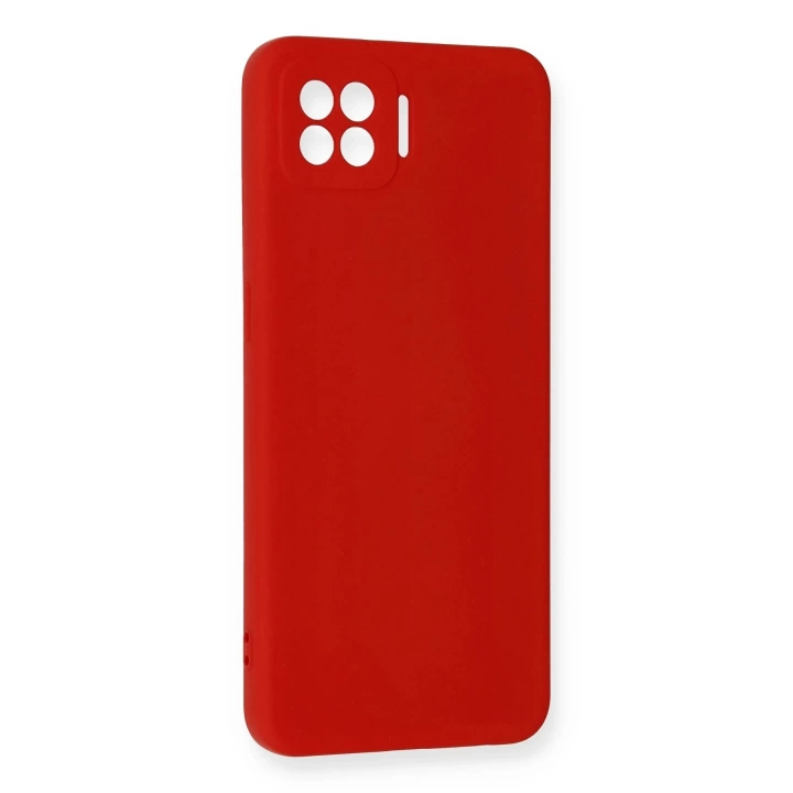 BFS  Oppo A73 Kılıf Nano içi Kadife Silikon - Kırmızı