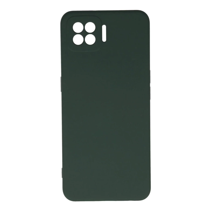 BFS  Oppo A73 Kılıf Nano içi Kadife Silikon - Koyu Yeşil