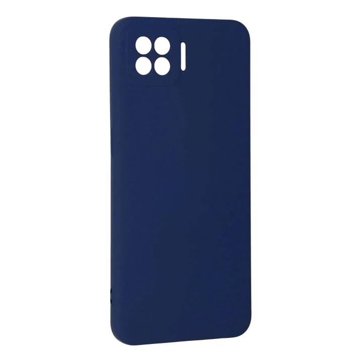 BFS  Oppo A73 Kılıf Nano içi Kadife Silikon - Lacivert