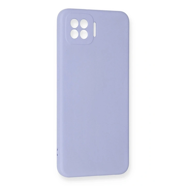 BFS Oppo A73 Kılıf Nano içi Kadife Silikon - Lila
