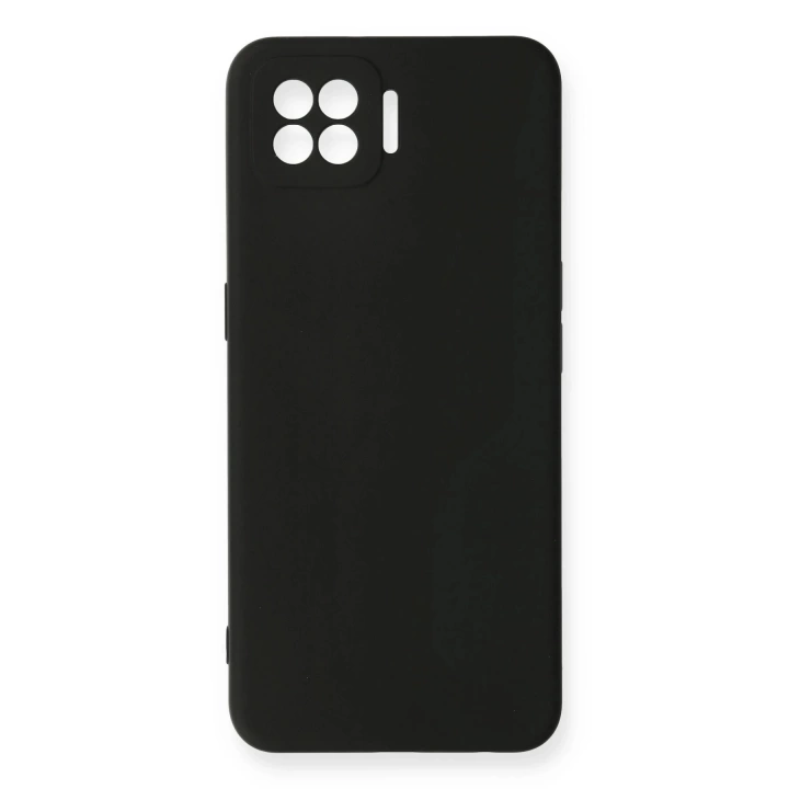 BFS  Oppo A73 Kılıf Nano içi Kadife Silikon - Siyah