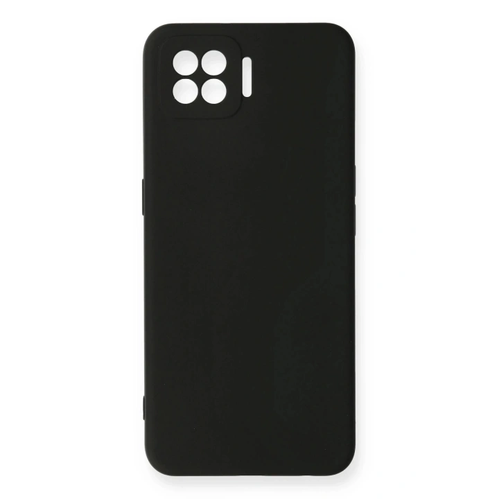 BFS Oppo A73 Kılıf Nano içi Kadife Silikon - Siyah