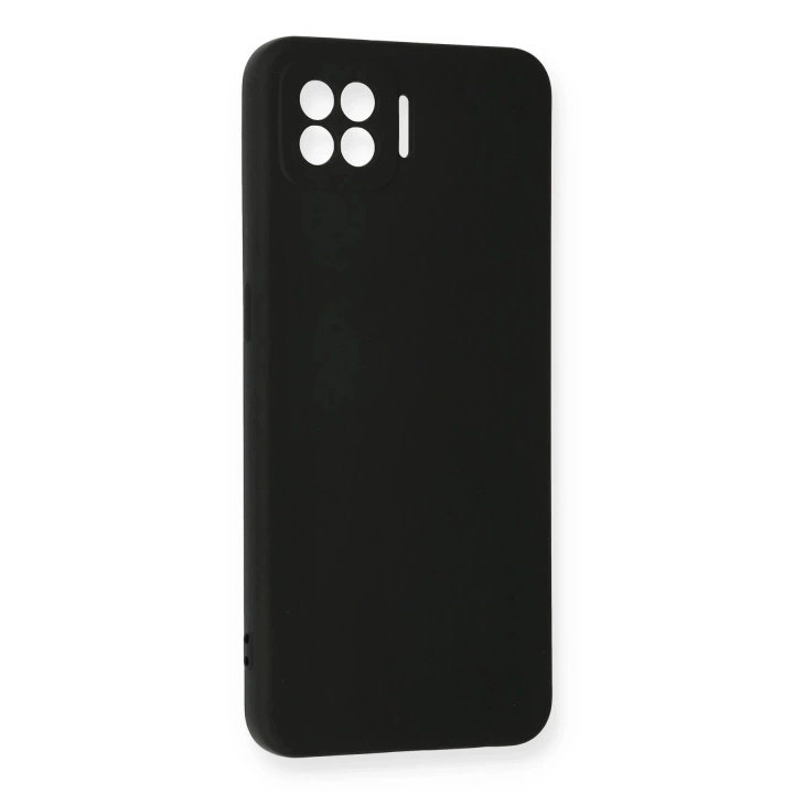 BFS  Oppo A73 Kılıf Nano içi Kadife Silikon - Siyah