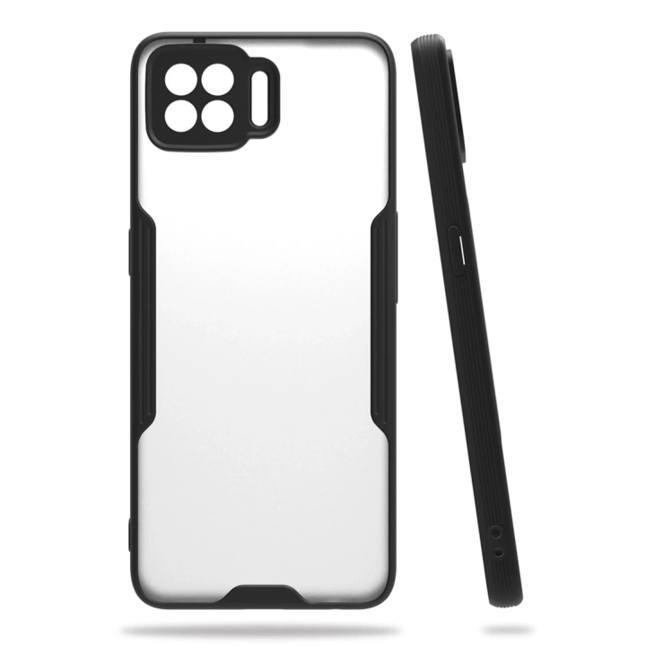 BFS  Oppo A73 Kılıf Platin Silikon - Siyah