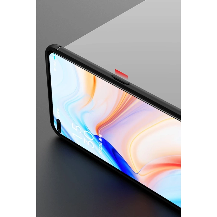 BFS  Oppo A73 Kılıf Range Yüzüklü Silikon - Mavi